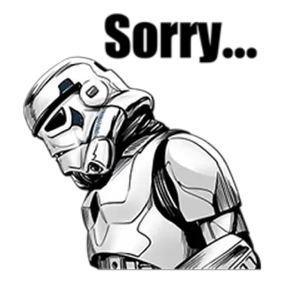 😔 Stormtrooper Star Wars Stormtrooper, Star Wars, Armure, Science-fiction, Soldat telegram sticker