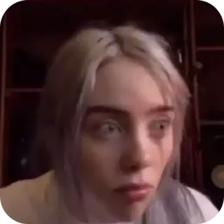 😳 Billie Eilish Music telegram sticker