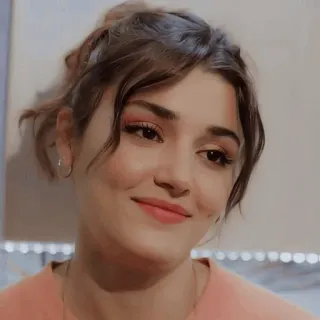 😍 портрет, женщина, улыбка, красота, лицо, макияж whatsapp sticker