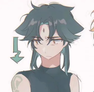 🪀 Xiao Genshin Impact Anime, Genshin Impact, Xiao, Videojuego, Fanart telegram sticker
