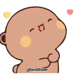 🌟 @FarsiSticker Cartoon, Sticker, Schattig, Lief telegram sticker