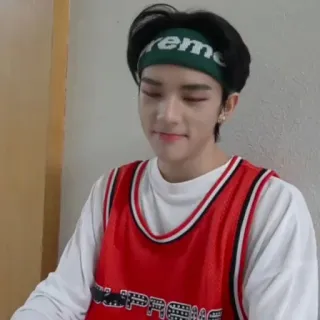 🍕 supreme 人, 韓国, ヘッドバンド, ジャージ whatsapp sticker