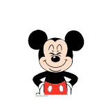👌 Mickey Mouse mickey mouse, cartoon, disney, classic, mouse, character whatsapp sticker