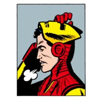 😶 Iron Man супергерой, комикс, Железный человек, Тони Старк, Marvel telegram sticker