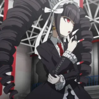 🃏 Celestia Ludenberg Danganronpa Anime, Personagem, Video game, Danganronpa, Celestia Ludenberg telegram sticker