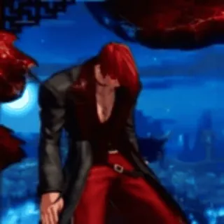 🙂 Iori Yagami The King of Fighters whatsapp sticker