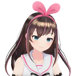 🌚 Kizuna AI Garota anime, Fofa, Youtuber virtual, Kizuna AI, Vtuber whatsapp sticker