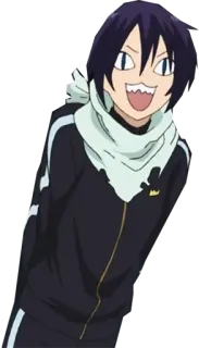 😃 Yato Noragami アニメ, キャラクター, 神, 面白い, 漫画 telegram sticker