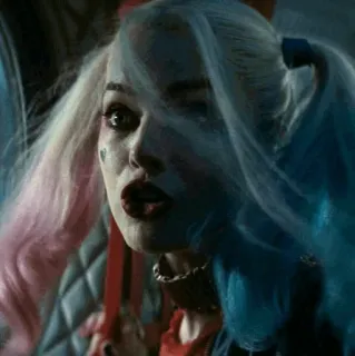 😲 Harley Quinn Harley Quinn, DC Comics, Margot Robbie, Supervillana, Personaje de cómic, Antihéroe telegram sticker
