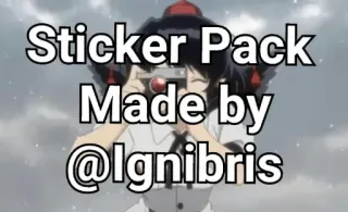 ⚠ Sticker Pack Made by @lgnibris pacote de stickers, anime, câmera, lgnibris, arte telegram sticker