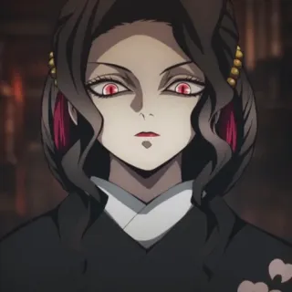 🍷 Muzan Kibutsuji Demon Slayer Аниме, Демон, Мудзан Кибуцуджи, Клинок рассекающий демонов telegram sticker
