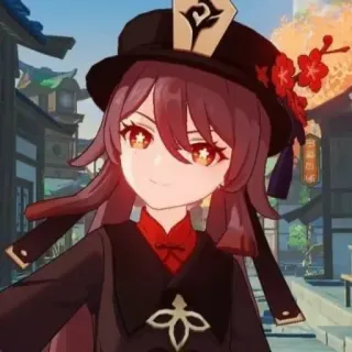 🙂 Hu Tao Genshin Impact Anime, Hu Tao, Genshin Impact, Jeu whatsapp sticker