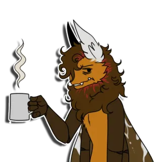 Vincent the Moth whatsapp stickers