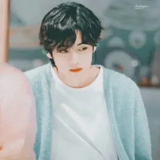 ✨ V personne, homme, K-pop, chanteur, coréen, idole, beau telegram sticker