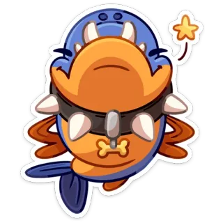 ❤ การ์ตูน, สัตว์, สติกเกอร์, น่ารัก, สัตว์ประหลาด, แฟนตาซี telegram sticker