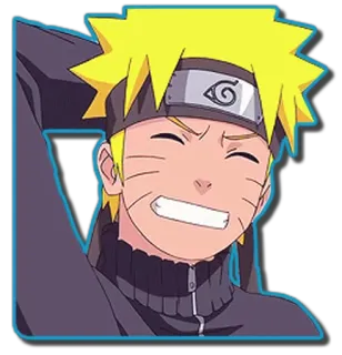 😅 Naruto Uzumaki Naruto 애니메이션, 만화, 나루토, 우즈마키, 캐릭터, 만화영화 telegram sticker
