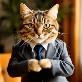 💃 Business Cat telegram sticker