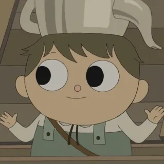 🍫 Wirt Over the Garden Wall 卡通, 动画, 沃特, 花园墙外, 角色 telegram sticker
