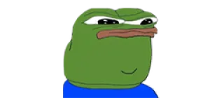 😑 Pepe the Frog rana, pepe, meme, internet telegram sticker