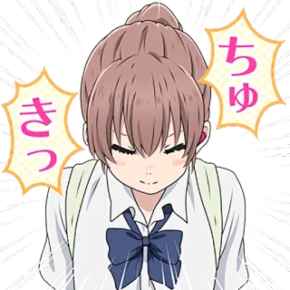 ❤️ きっ Anime, süß, Mädchen, japanisch, Chibi telegram sticker