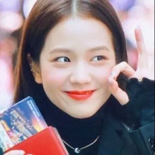 JISOO BLACKPINK ❤️ By @susuimut telegram stickers