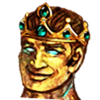 🤘 roi, couronne, or, visage, royauté whatsapp sticker