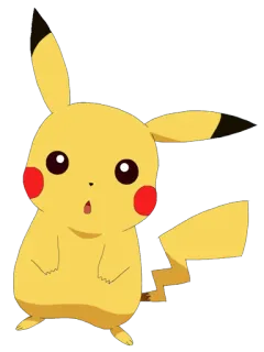😮 Pikachu pokemon, pikachu, anime, dibujos animados, lindo, amarillo telegram sticker