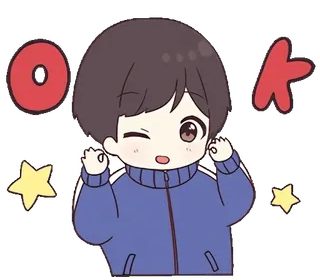 👌 OK OK, Đồng ý, Phim hoạt hình, Chấp thuận, Dễ thương whatsapp sticker