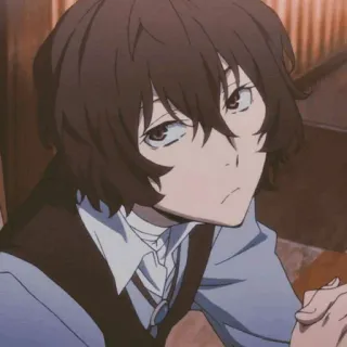 📺 Dazai Osamu Bungo Stray Dogs Anime, Dazai, Bungo Stray Dogs, Personnage, Portrait telegram sticker
