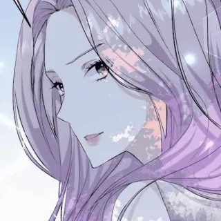 ✨ femme, animé, manga, beauté, portrait, illustration telegram sticker