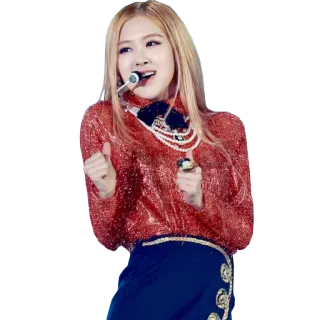 👍 Rose penyanyi, penampil, wanita, artis, selebriti, idola, kpop telegram sticker