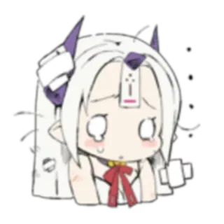 😭 anime, girl, cute, sticker, manga telegram sticker