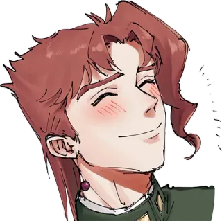 😊 Noriaki Kakyoin JoJo's Bizarre Adventure Anime, Nhân vật, Fanart, JoJo's Bizarre Adventure, Kakyoin, Noriaki Kakyoin telegram sticker