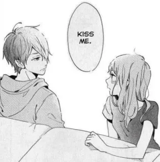 ❤️ KISS ME. Anime, Romance, Bacio, Amore, Manga telegram sticker