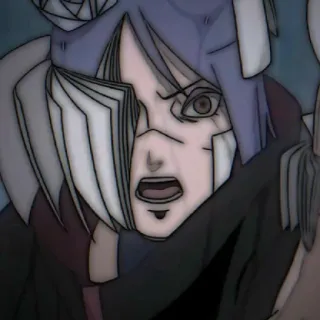 💜 Konan Naruto anime, konan, naruto, ninja telegram sticker