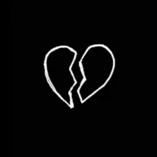 🙂 broken heart, heartbreak, sad, love, loss, pain, relationship, emotional telegram sticker