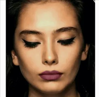 ✨ woman, makeup, eyeliner, beauty, portrait telegram sticker