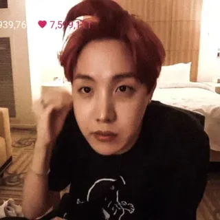⭐️ J-Hope J-Hope, BTS, K-Pop, 音乐, 歌手, 偶像 telegram sticker