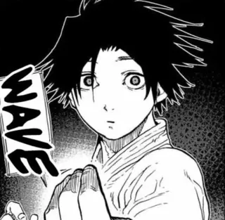 ⛓ WAVE Anime, Manga, Garçon, Vague, Personnage telegram sticker