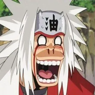 😍 Jiraiya Naruto Jiraiya, Naruto, anime, manga, funny face, cartoon telegram sticker