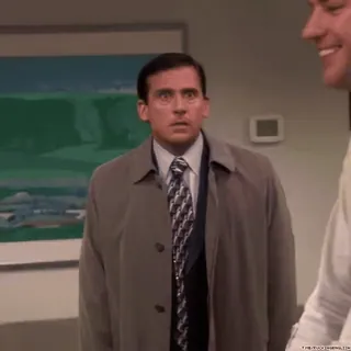 🤗 Michael Scott The Office drôle, The Office, Michael Scott, comédie, série TV, bureau telegram sticker
