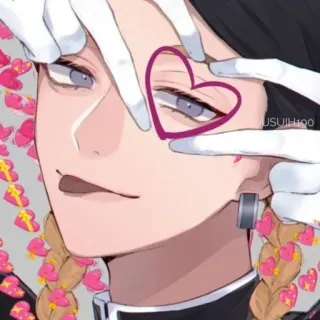 ❤️ Anime, Personnage, Amour, Cœur, Mignon, Esthétique telegram sticker