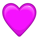 💜 heart, love, pink, pixel art telegram sticker