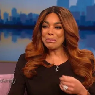 😭 Wendy Williams The Wendy Williams Show animateur télé, personnalité télé, célébrité, émotionnel, en pleurs telegram sticker
