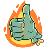 Zombie Hand @TgEmojis telegram emojis 👍