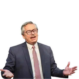 😄 Alberto Fernández 대통령, 정치인, 정부, 아르헨티나 telegram sticker