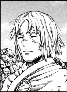 🗡️ Thorfinn Vinland Saga Manga, Anime, Wikinger, Thorfinn, Charakter whatsapp sticker