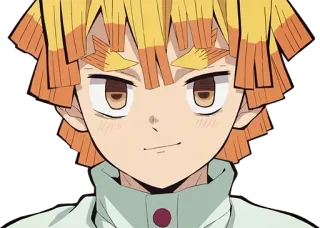😏 Zenitsu Agatsuma Demon Slayer anime, demon slayer, zenitsu, zenitsu agatsuma, funny, manga telegram sticker