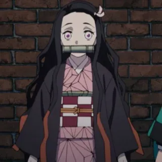 💗 Nezuko Kamado Demon Slayer Anime, Demone, Carina, Ragazza, Nezuko, Kamado, Demon Slayer whatsapp sticker
