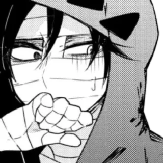 😥 Zack Angels of Death Anime, Manga, Zack, Angels of Death, Horror telegram sticker